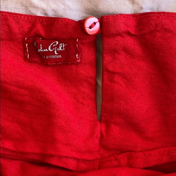 Brandy Melville Red Dena Tank with Ties - Picture 3 of 4
